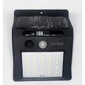 ARANDELA LED SENSOR MOVIMENTO SOLAR - LUATEK