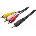 CABO P3 MACHO  X RCA MACHO C/ 2,0M EXBOM - 2132