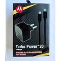 CARREGADOR TURBO 30 MOTOROLA TIPO C C/ CABO 8983N