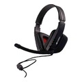 FONE COM MICROFONE C3TECH PREDATOR PRETO/VERMELHO MI-2558RB