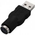 ADAPTADOR USB A MACHO X MINDIM PS2 FEMEA PRETO