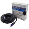 CABO HDMI 1.4 C/ 10M 15 PINOS C/ FILTRO E MALHA - EXBOM