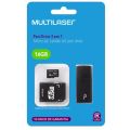 CARTAO DE MEMORIA 16GB MICRO SD+ ADAPTADOR PEN DRIVE MULTILASER MC162