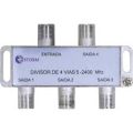 DIVISOR DE ANTENA 5-2400MHZ C/ 1 ENTRADA E 3 SAIDAS STORM - DIVS0012