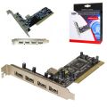 PLACA USB PCI C/ 5 PORTAS USB 2.0 DP-52 DEX